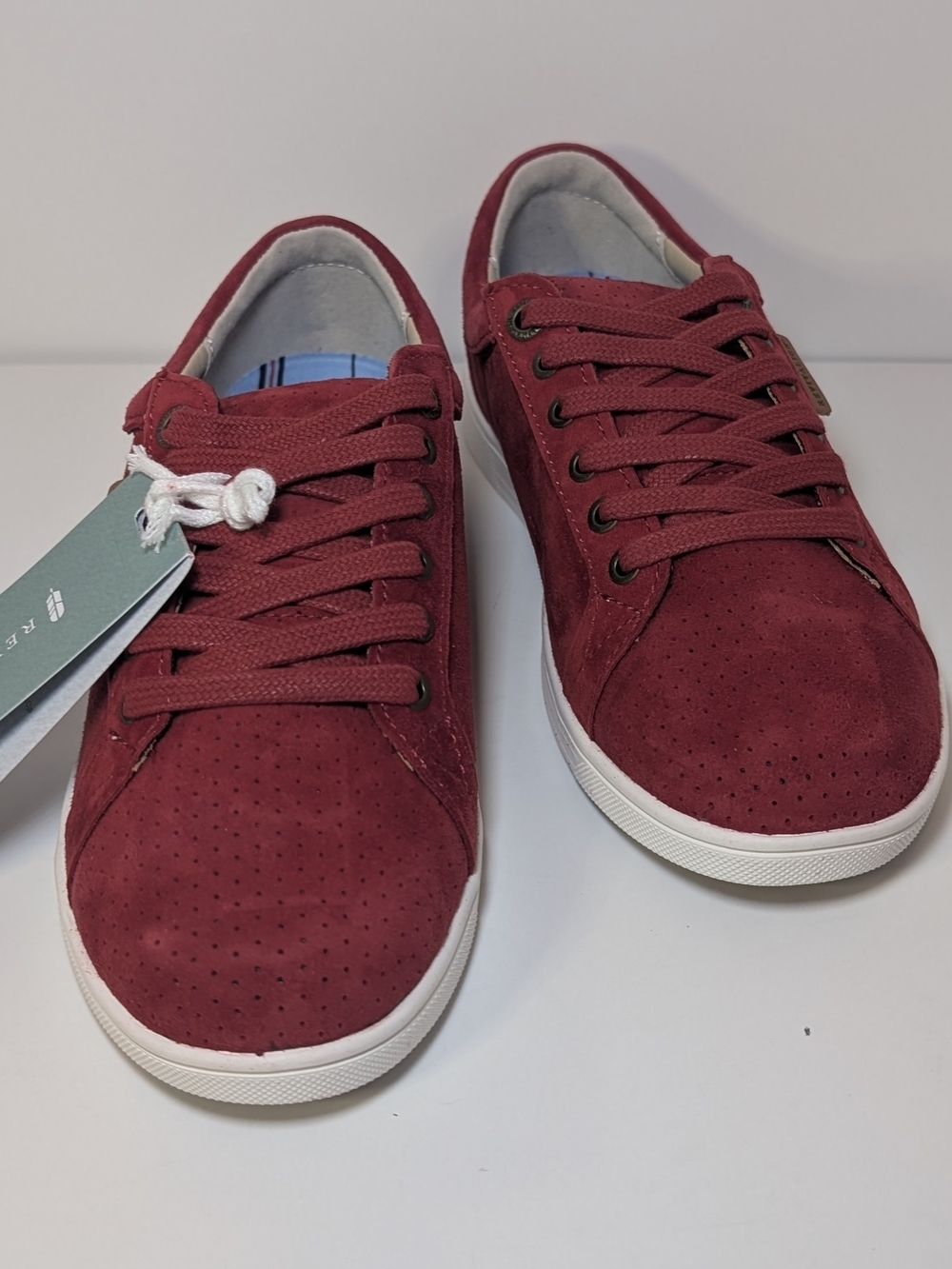 Waco Revitalign Women’s Burgundy Suede Sneakers - Size 6.5 - NIB Orthotic Comfor - Picture 3 of 8
